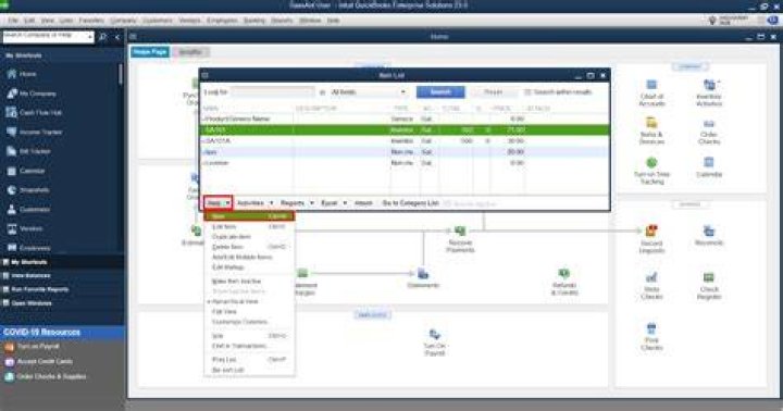 How do I enter inventory in QuickBooks?