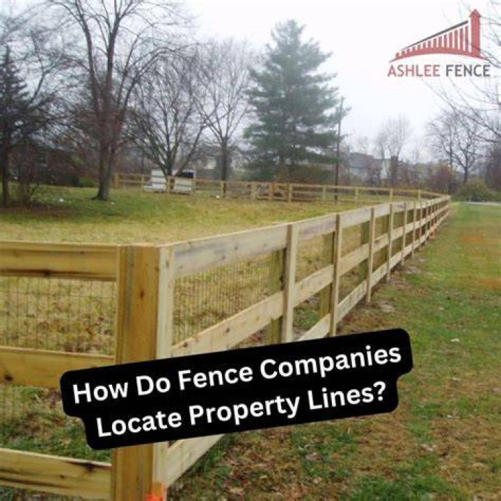 How do you determine if a fence is on your property line?