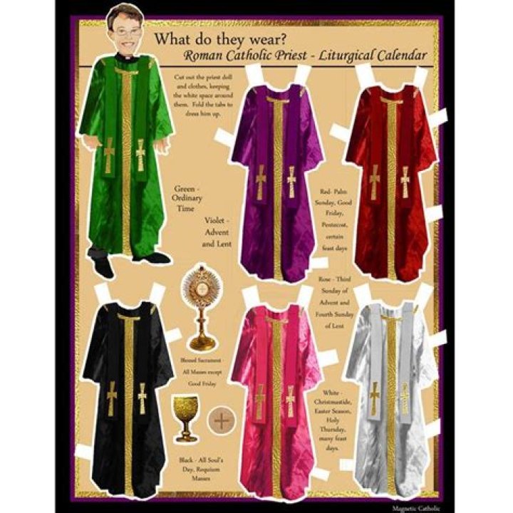 What color vestments are worn today?